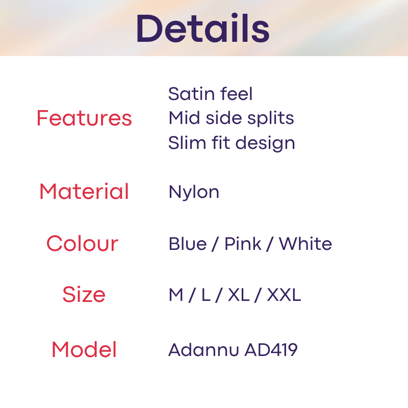 Men's Loungewear: Nylon Satin Ice Silk Home Man Skirt (AD419)