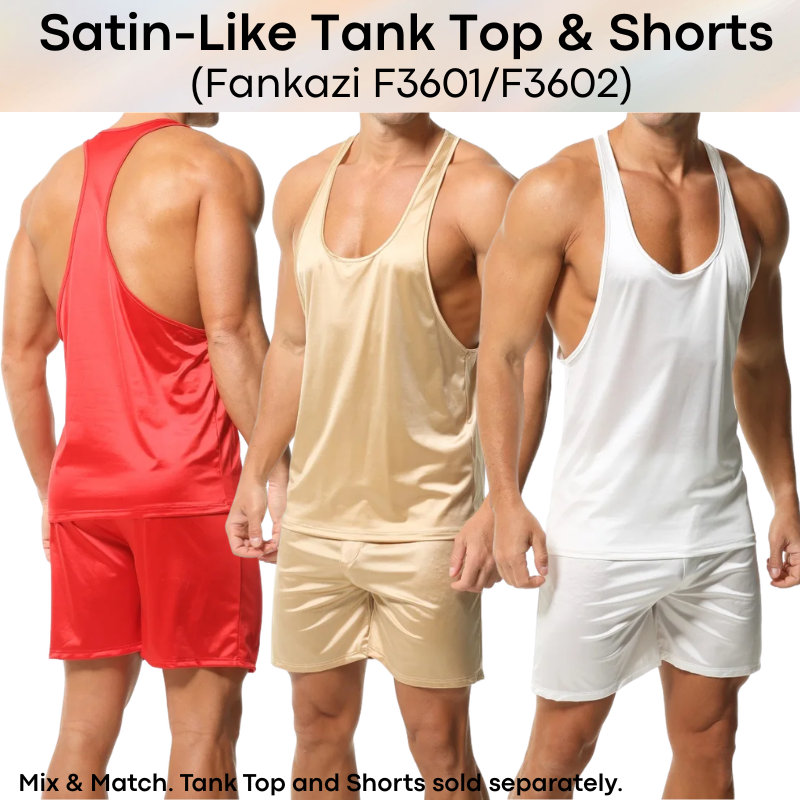 Lifestyle: Men's Nylon Satin-Like Shorts (F3602)