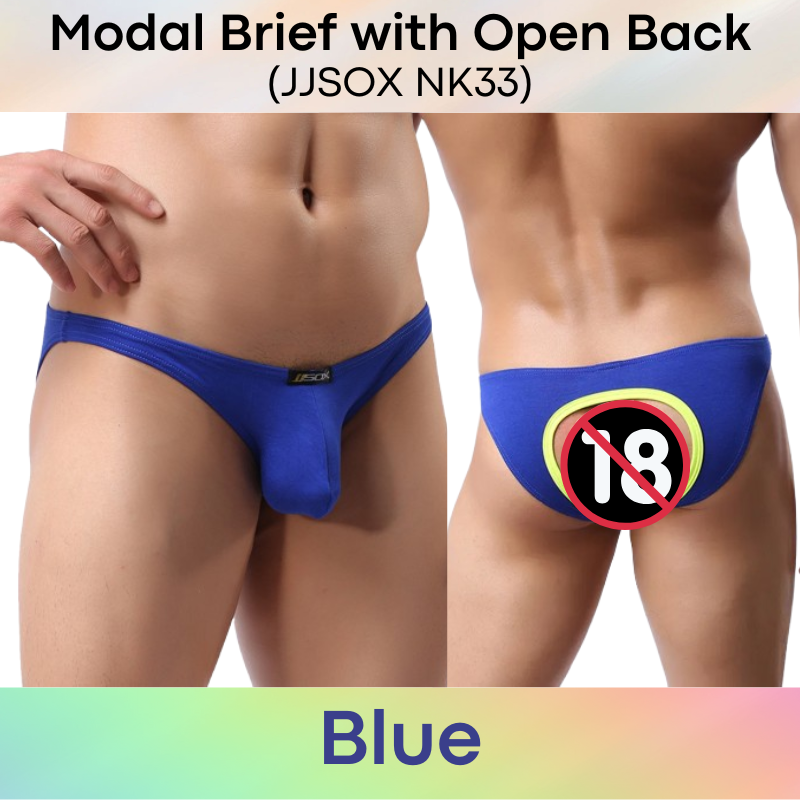 Men's Brief : Open Back Underwear (JJSOX NK33)