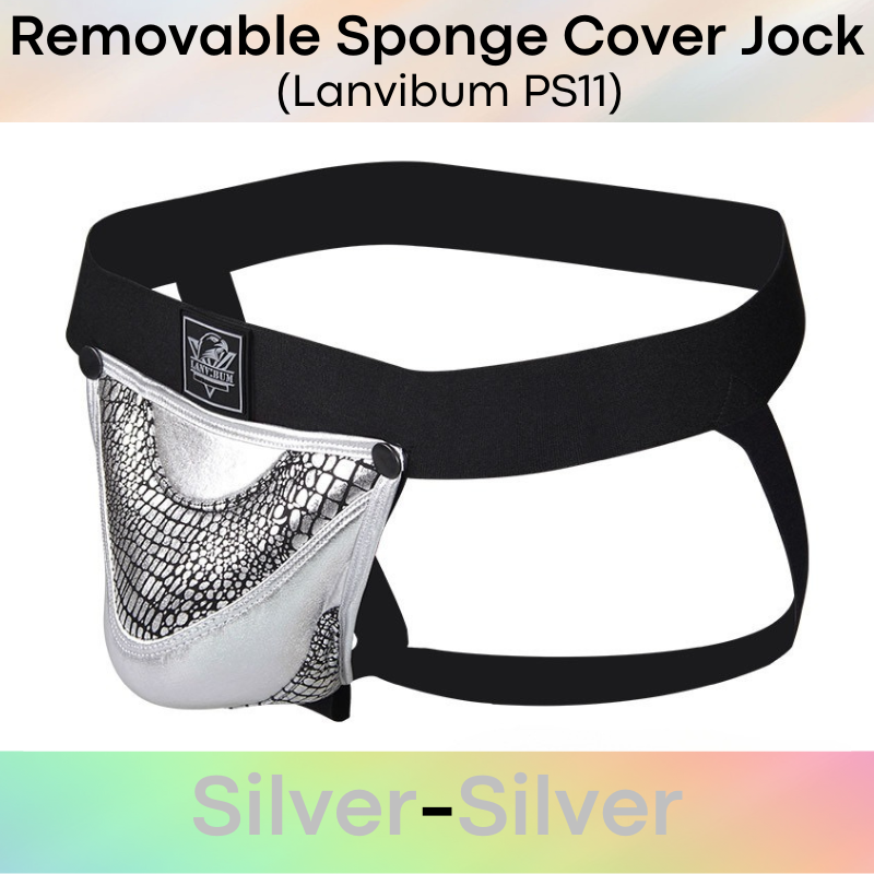 Men's Jockstrap : Removable Sponge Jockstrap Underwear (Lanvibum PS11)