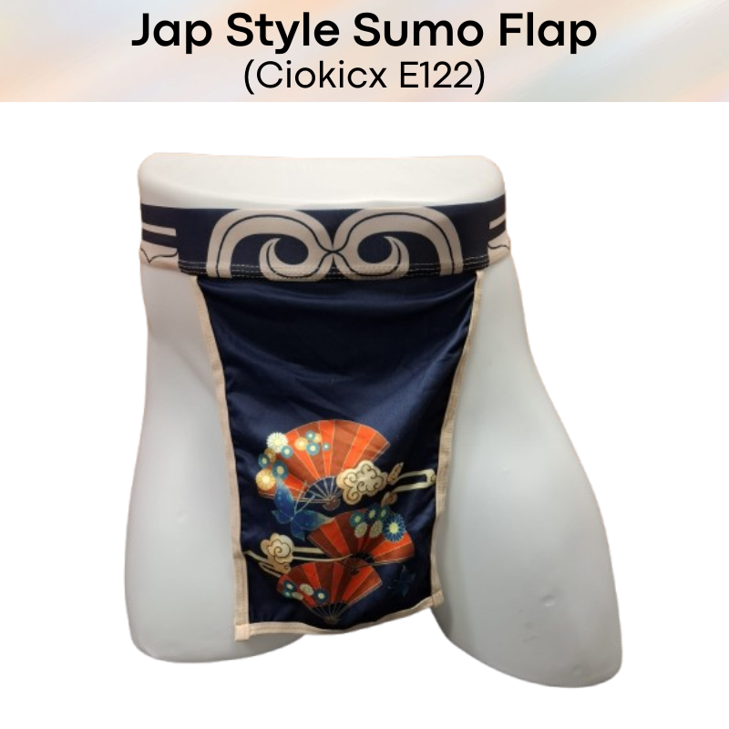 Men's Underwear: Polyester Japanese Style Sumo Flap Underwear (E122)