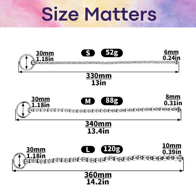 Adult Toy: Egg-shaped Bead Chain with Pull Ring (FRRK224)