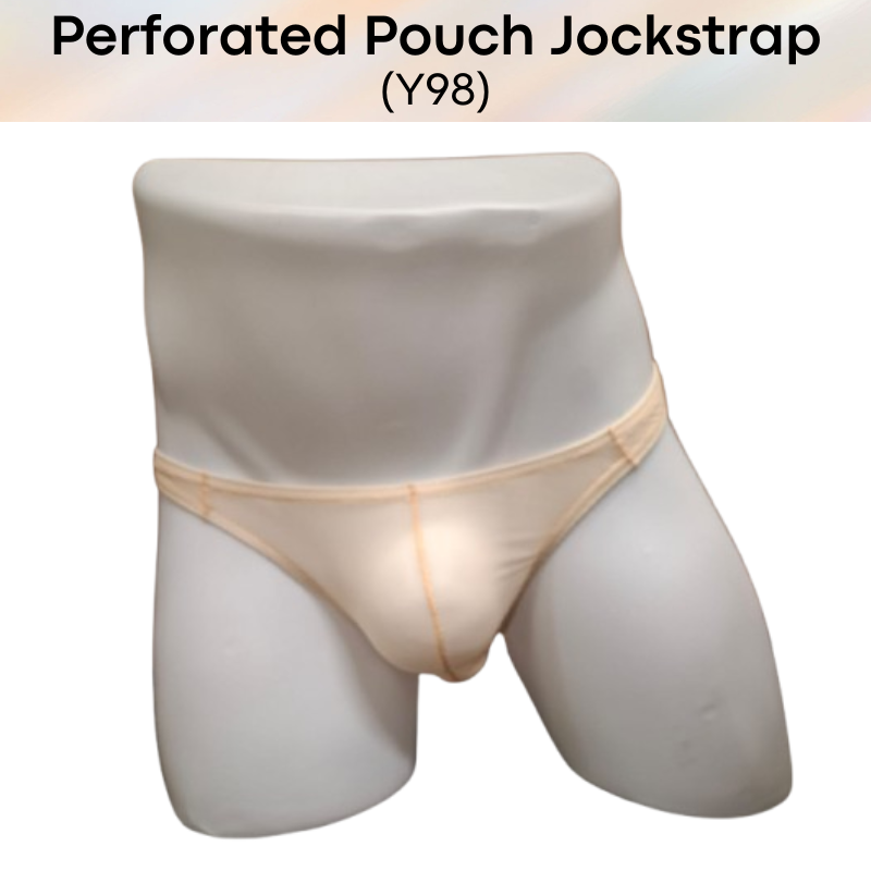 Men's Thong: Polyester Mesh Low Waist Thong (Y98)