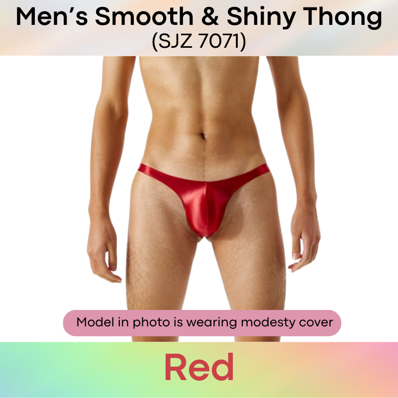 Men's Thong : Smooth and Shiny Thong (SJZ 7071)