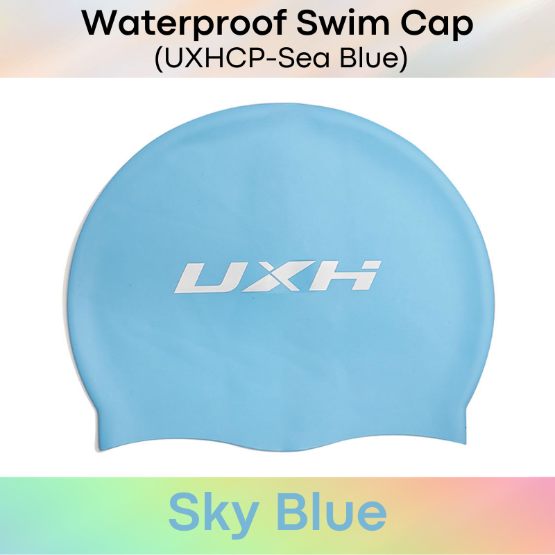 Lifestyle: Men's UXH Silicone Waterproof Swimming Cap (UXHCP)