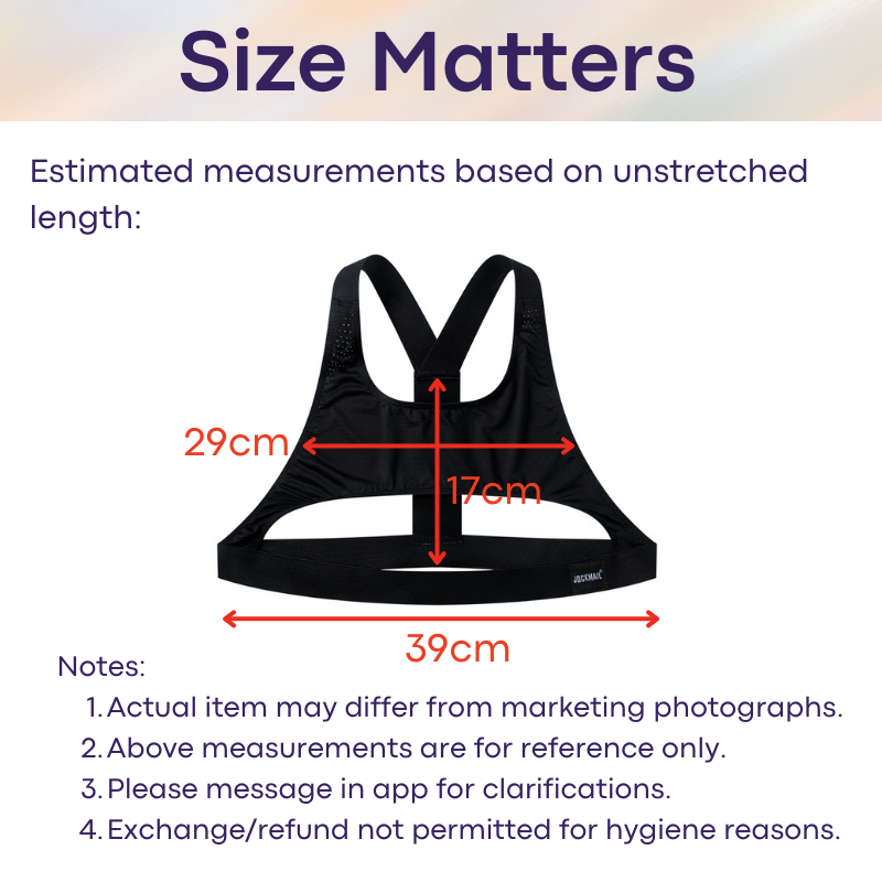 Men's Strap: Nylon Perforated Harness Strap with Y-Back (JM995)