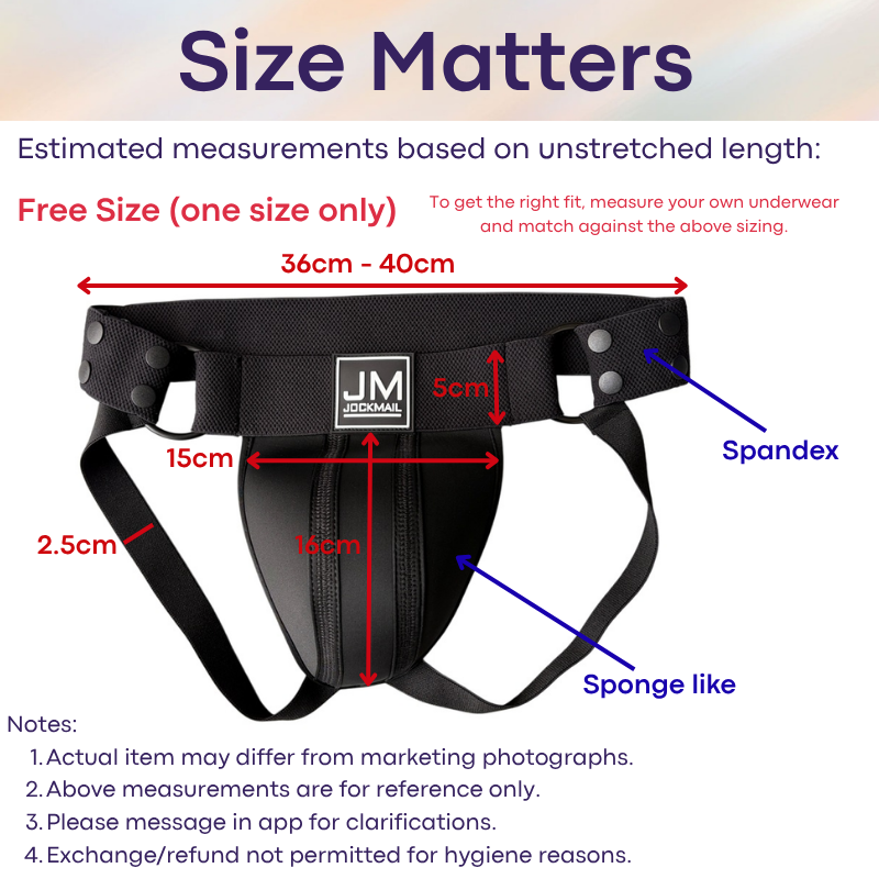 Men's Jockstrap: Neoprene Harness and Jockstrap Set (JM993JM278)