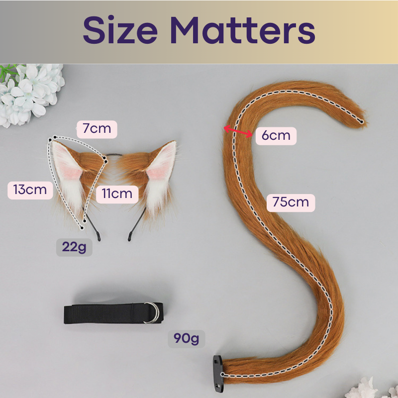 Men's Lifestyle: Cat Headband with Flexible Tail Roleplay/Cosplay Set (AOFC)
