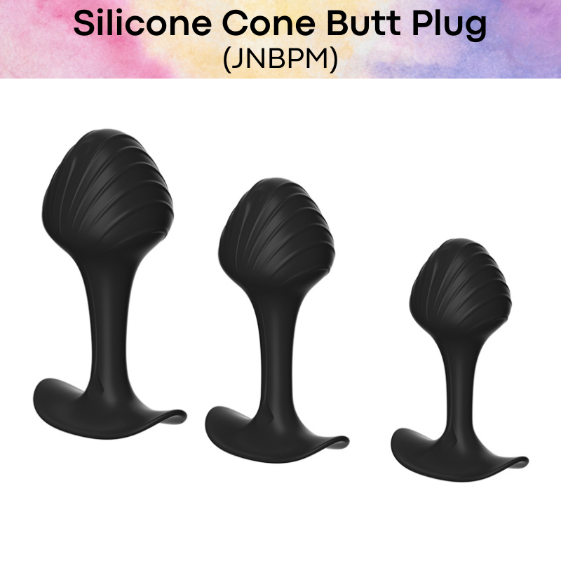 Adult Toy: Silicone Cone Head Butt Plug (JNBPM)