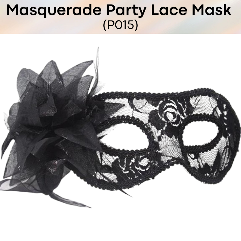 Costume : Masquerade Party Mask with Handheld Stick (P015)