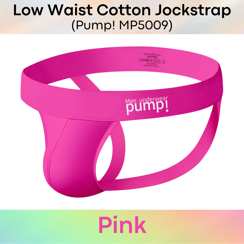 Men's Jockstrap : Low Waist Cotton Underwear (MP5001/MP5009)