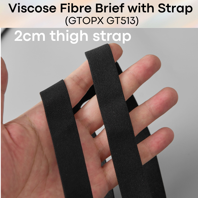 Men's Brief: Viscose Fibre Brief with Double Thigh Strap (GT513)