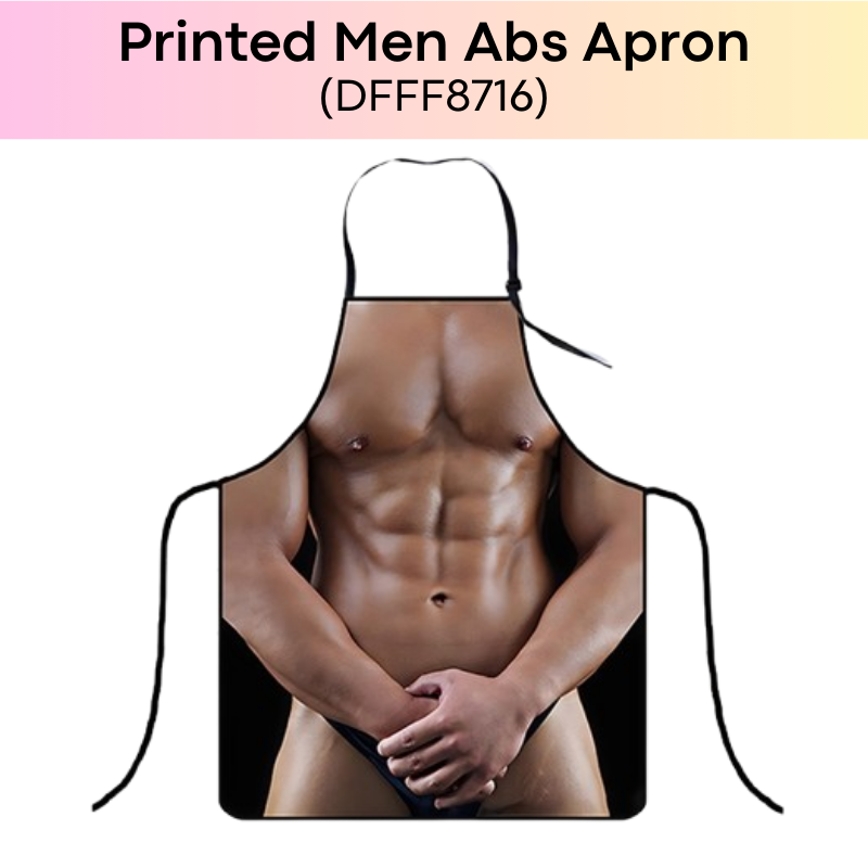 Lifestyle : Printed Men Abs Fun Apron (DFFF8716)