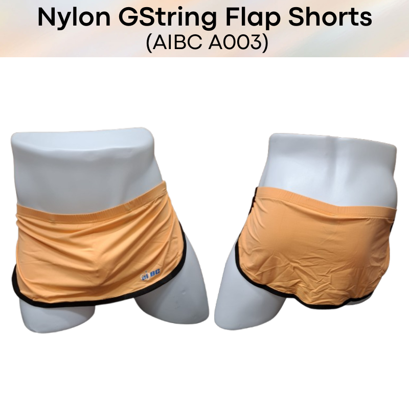 Men's Shorts : Nylon GString Flap Shorts (A003JJB)