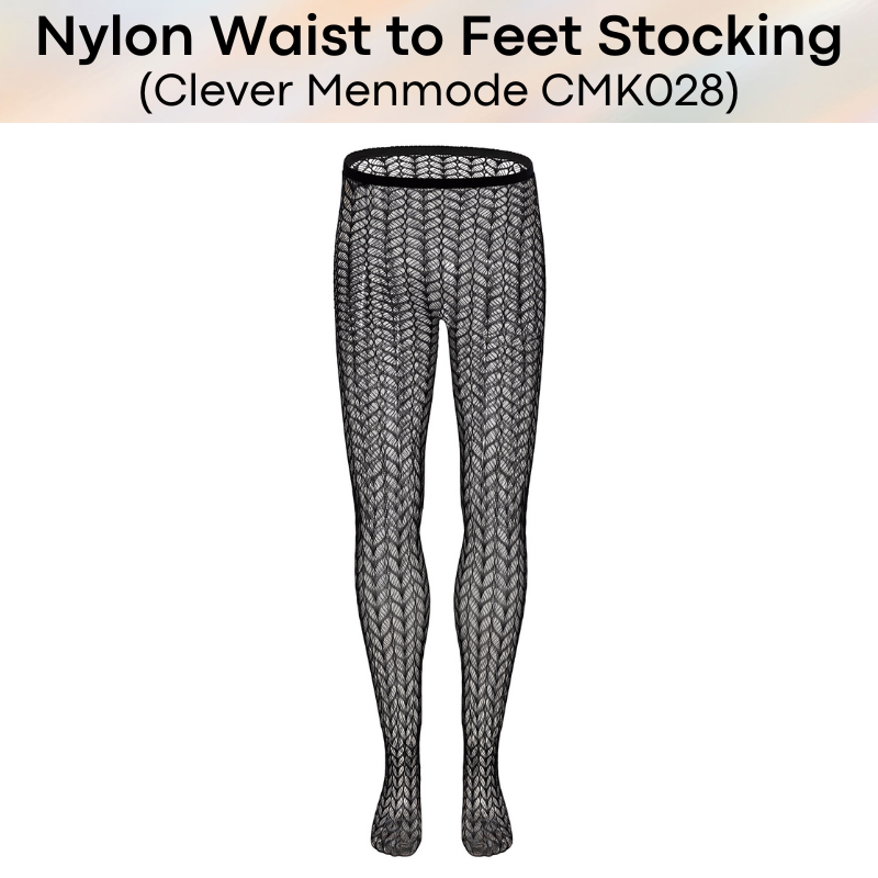 Men's Stocking: Nylon Web Net Waist to Feet Body Stocking (CMK028)