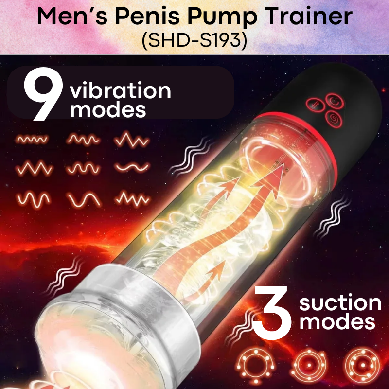 Adult Toy: Male Electronic Pump Trainer (SHD-S193)