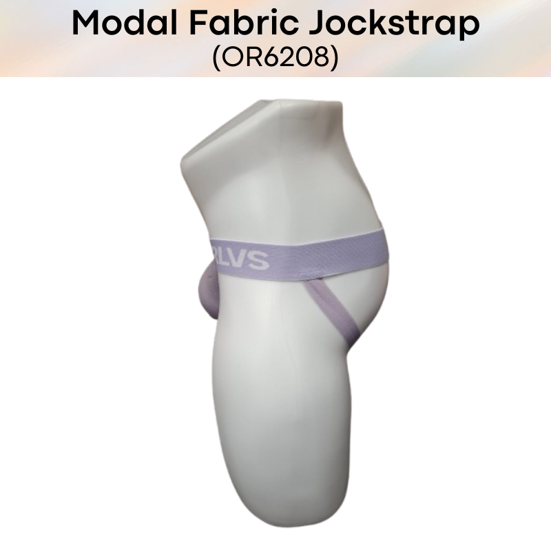 Men's Jockstrap: Modal Fabric Double Layer 3D Pouch Jockstrap Underwear (OR6208)