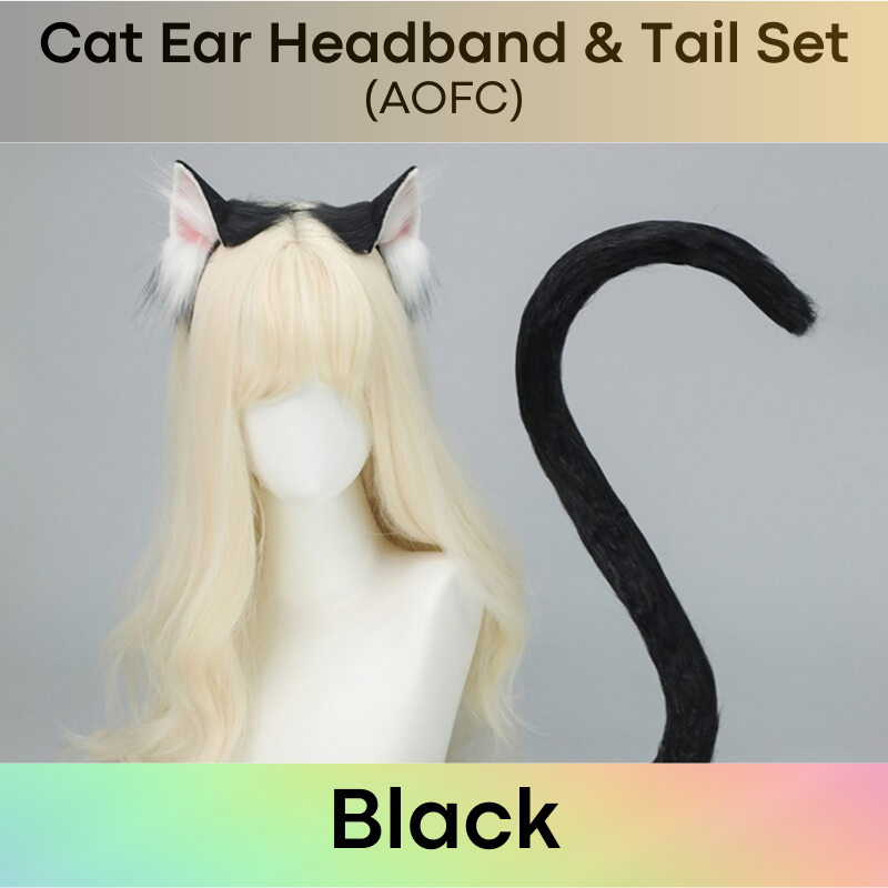 Men's Lifestyle: Cat Headband with Flexible Tail Roleplay/Cosplay Set (AOFC)