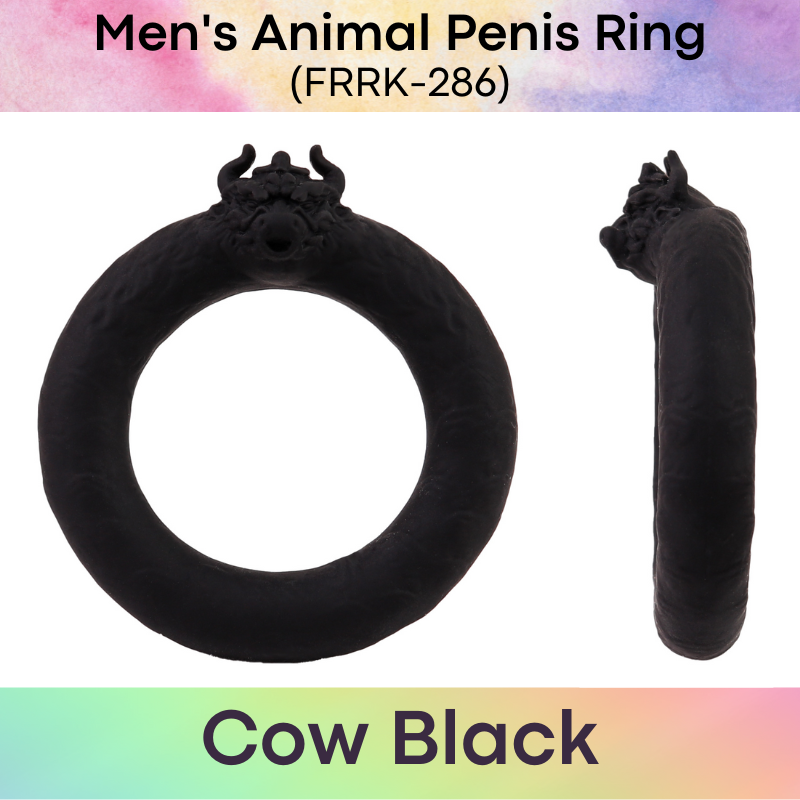 Men's Adult Toy: Liquid Silicone Rubber Animal Series Penis Ring (FRRK282/3/4/5/6/7)