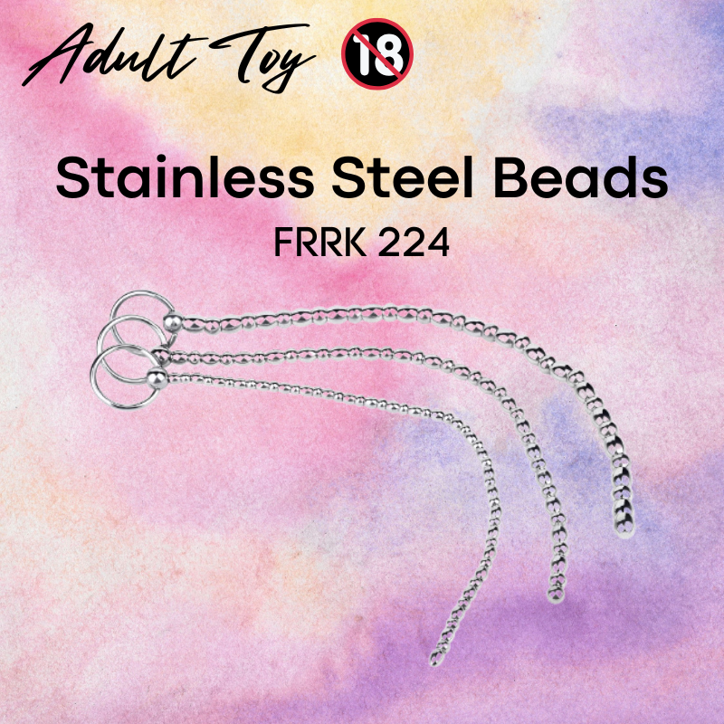 Adult Toy: Egg-shaped Bead Chain with Pull Ring (FRRK224)