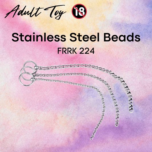 Adult Toy: Egg-shaped Bead Chain with Pull Ring (FRRK224)