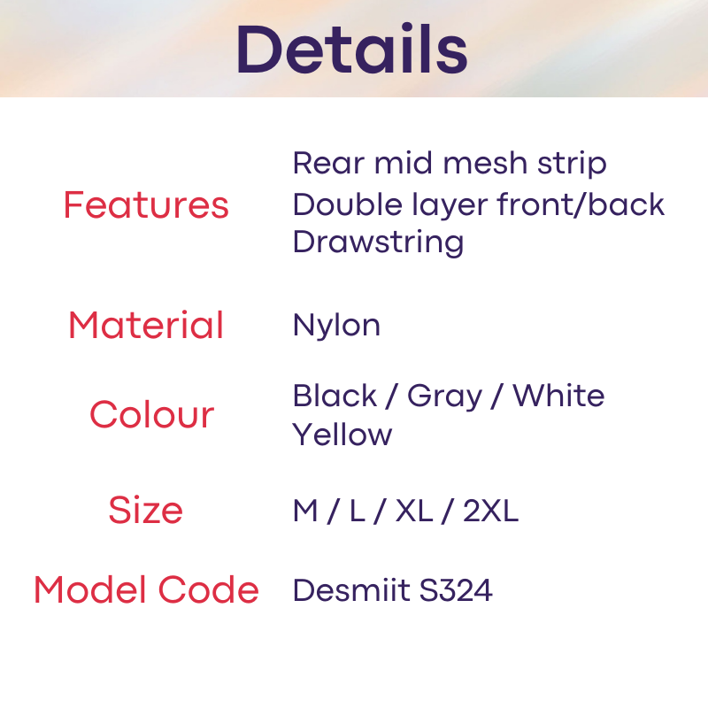 Men's Swimwear: Nylon Dual Colour Wave Design with Double Layer Swim Trunks with Drawstring (S324)