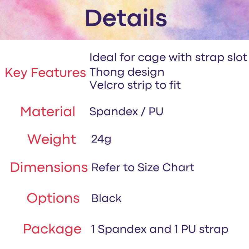 Adult Toy: Thong Strap for Chastity Cage (FRRKPU08)