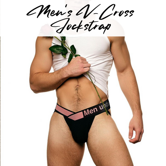 Men's Jockstrap :  V-Cross Jockstrap with modal fabric 3D Pouch (Pump MP236)