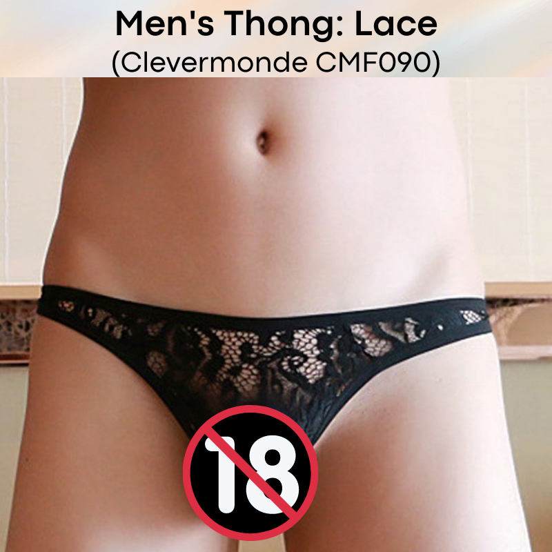 Men's Thong : Lace Thong (Clever Menmode CMF090)