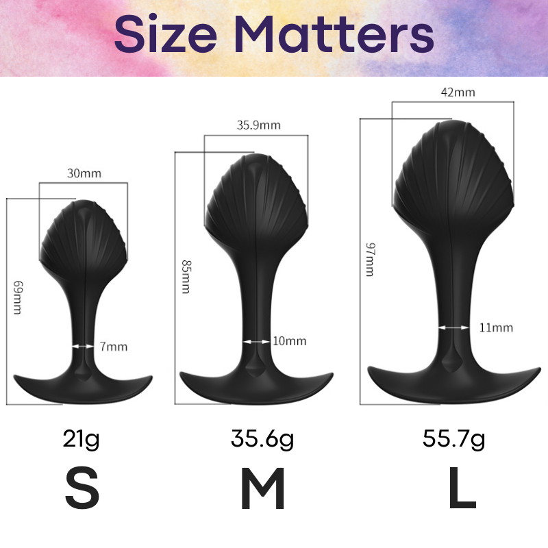 Adult Toy: Silicone Cone Head Butt Plug (JNBPM)