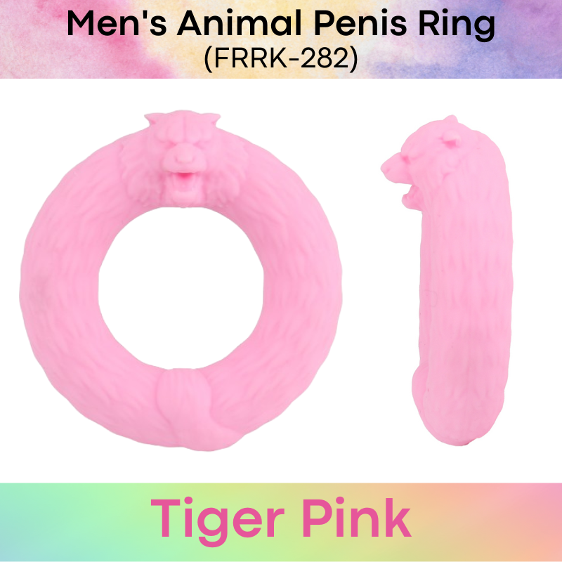 Men's Adult Toy: Liquid Silicone Rubber Animal Series Penis Ring (FRRK282/3/4/5/6/7)