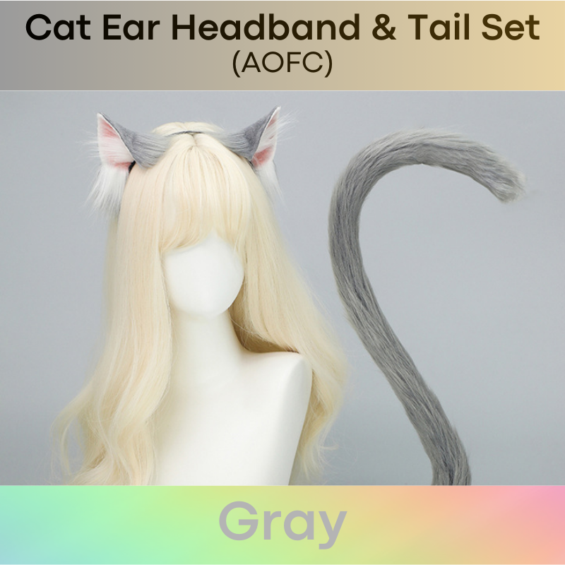 Men's Lifestyle: Cat Headband with Flexible Tail Roleplay/Cosplay Set (AOFC)