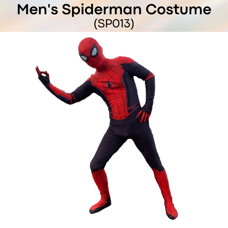 Men's Costume: Spiderman "Far from home" Costume (Bodysuit + Mask) (SP013)