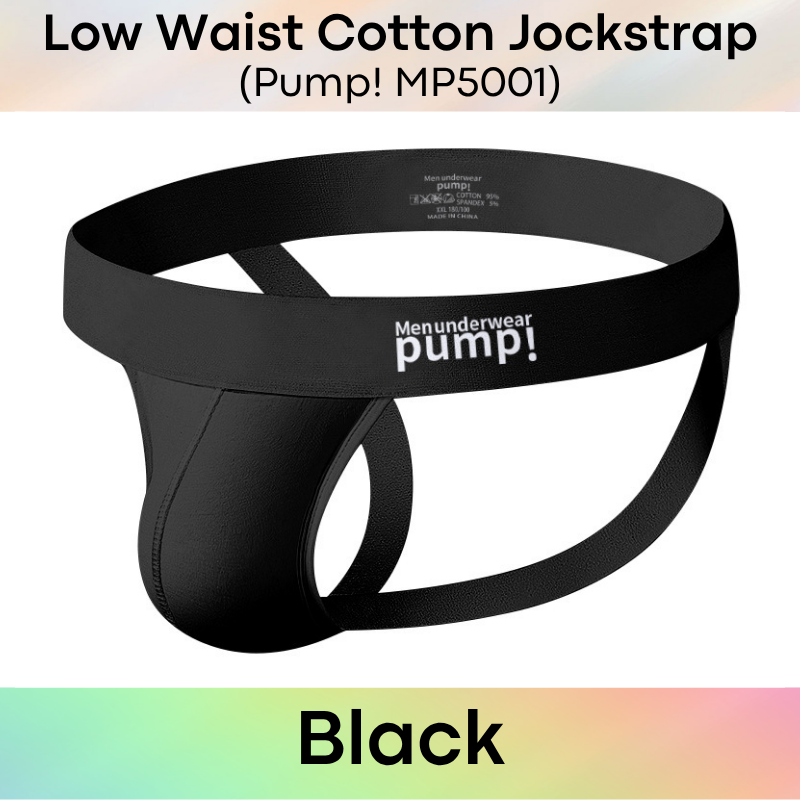 Men's Jockstrap : Low Waist Cotton Underwear (MP5001/MP5009)