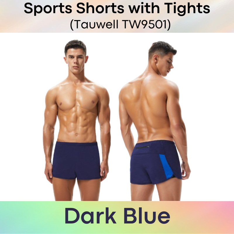 Men's Shorts: Training Sports Shorts with Inner Tights (TW9501)