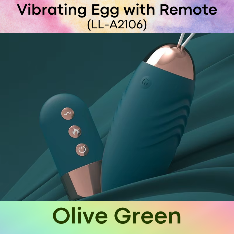 Adult Toy: Vibrating Egg with Heating Feature and 10 Vibration Modes (LL-A2106)