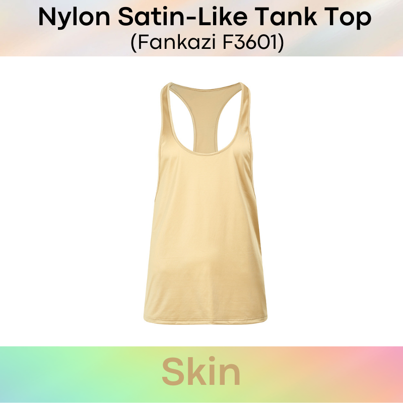 Lifestyle: Men's Nylon Satin-Like Tank Top (F3601)