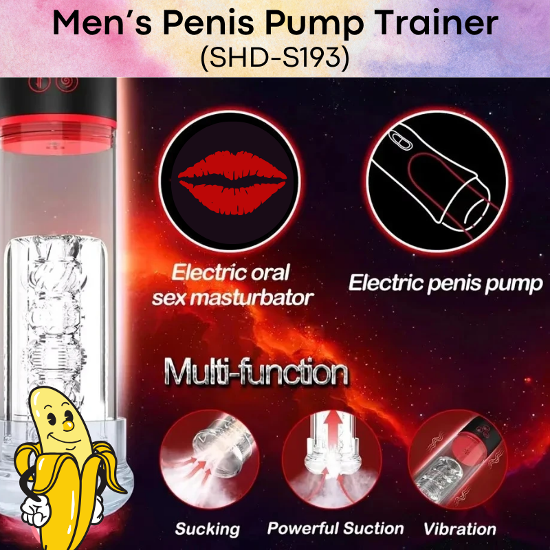 Adult Toy: Male Electronic Pump Trainer (SHD-S193)