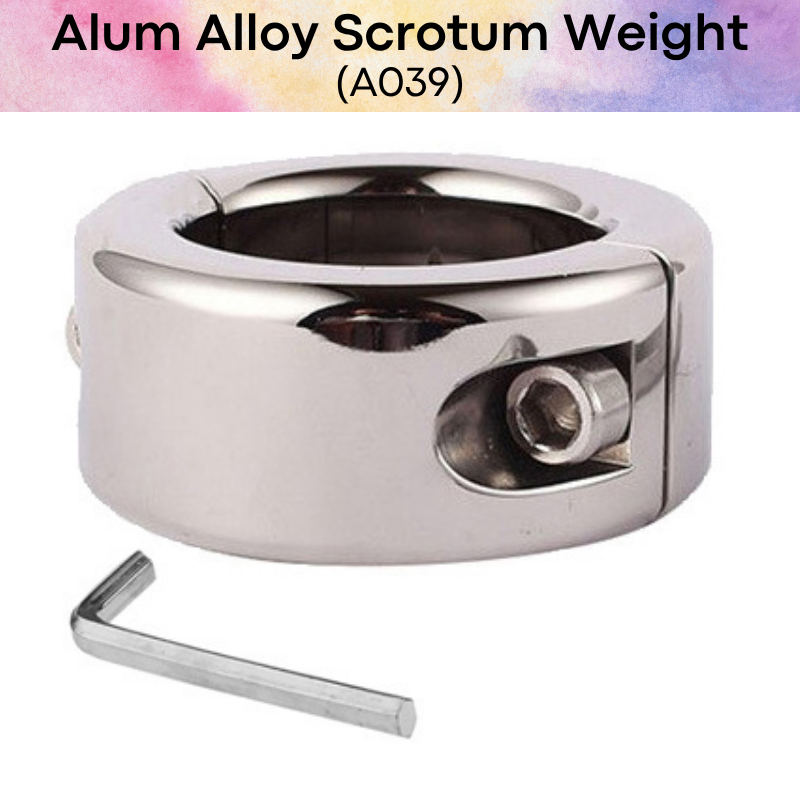 Adult Toy: Aluminium Alloy Scrotum Weight (A039)