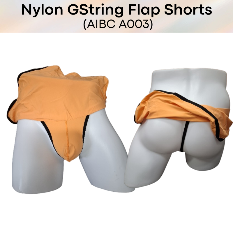 Men's Shorts : Nylon GString Flap Shorts (A003JJB)
