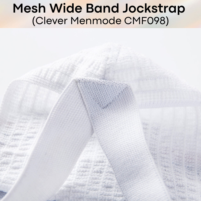 Men's Jockstrap: Nylon Mesh Jockstrap with 7.5cm Wide Waistband (CMF098)