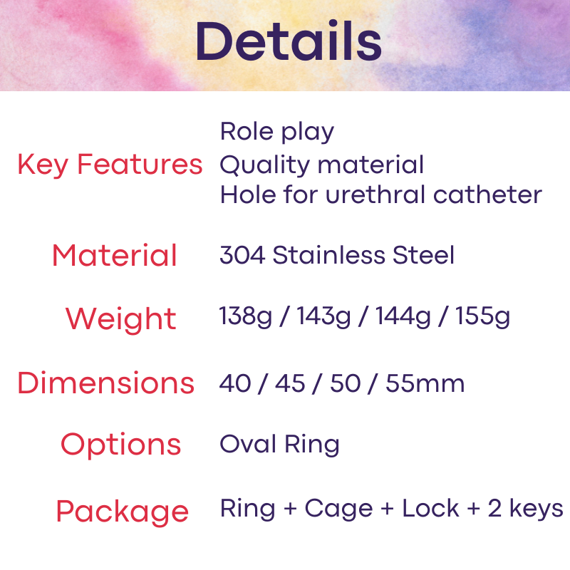 Adult Toy: Men's Chastity Cage (FRRK48)