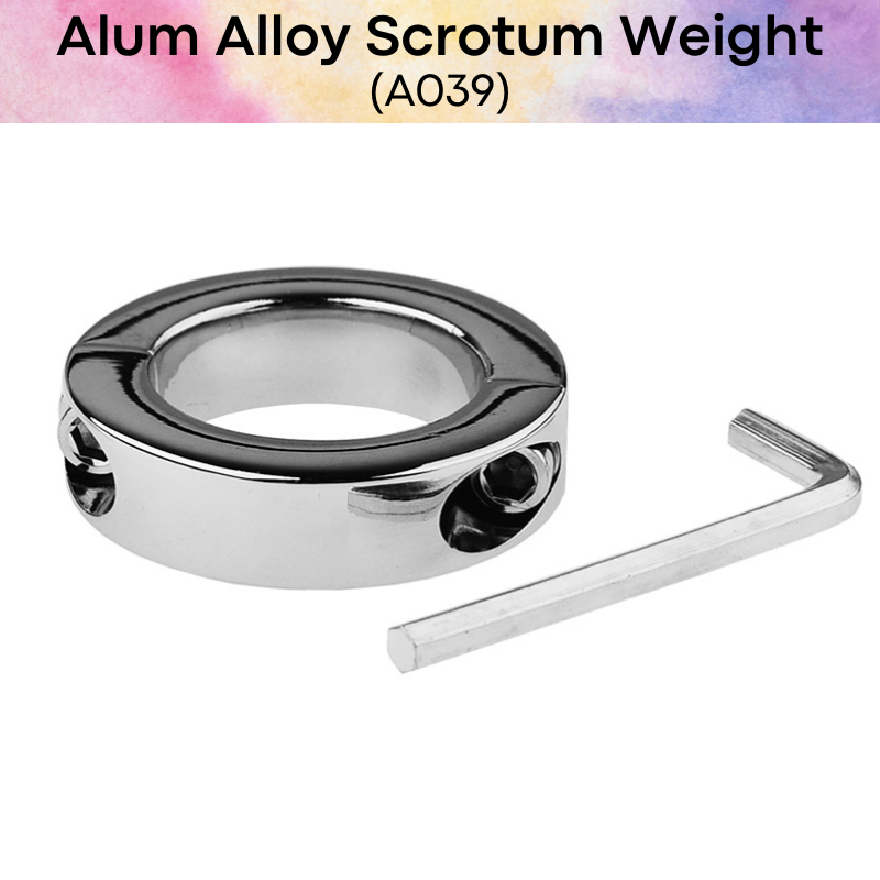 Adult Toy: Aluminium Alloy Scrotum Weight (A039)