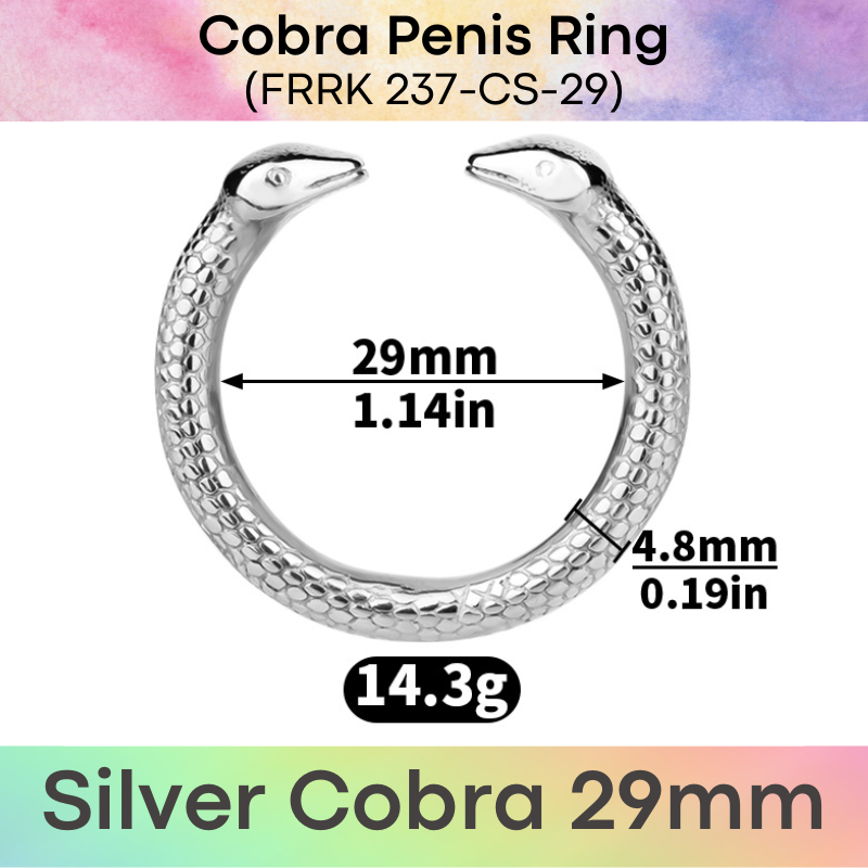 Adult Toy: Men's Foreskin Beast Design 304 Stainless Steel Ring (FRRK236/FRRK237)