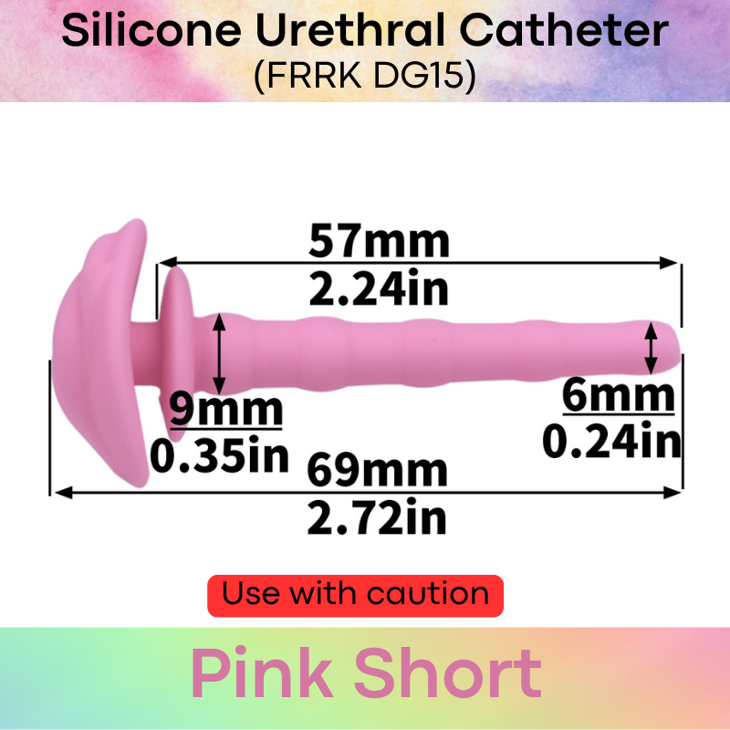 Adult Toy: Liquid Silicone Urethral Catheter for Chastity Cage (FRRKDG15)