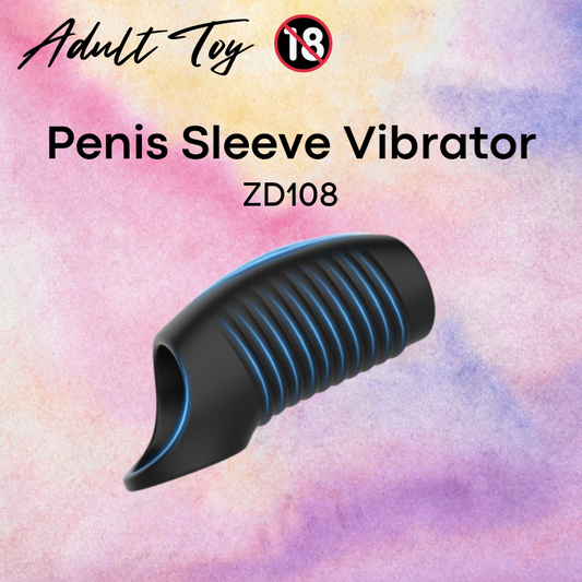 Adult Toy : Penis Sleeve Vibrator (ZD108)