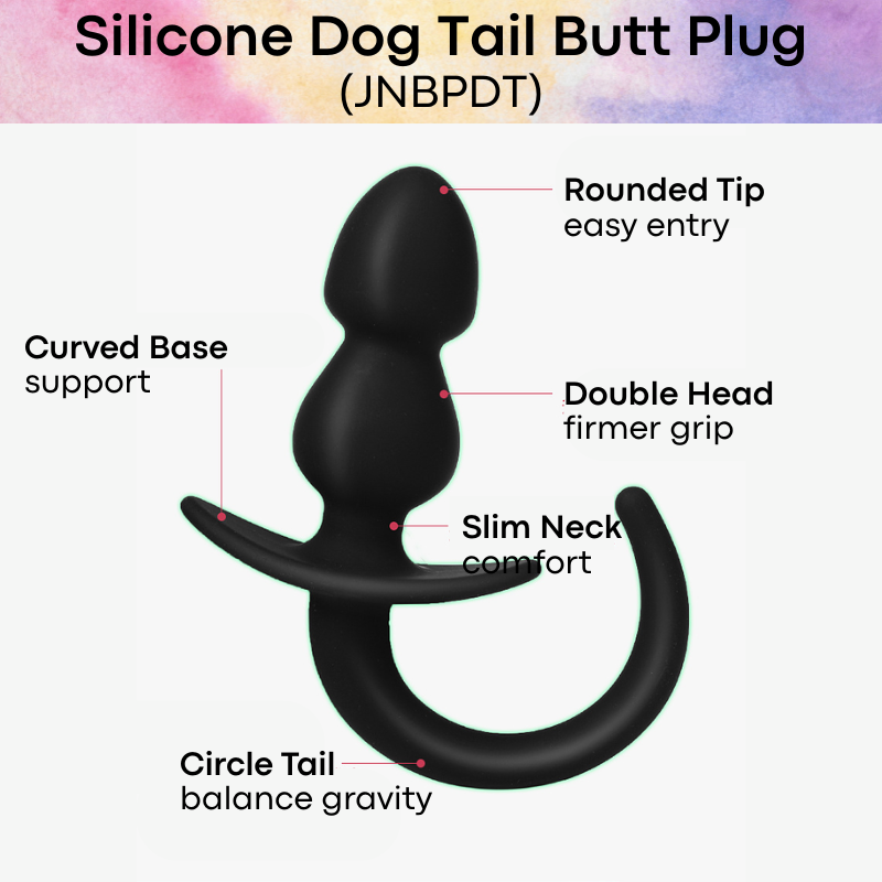 Adult Toy: Silicone Double Head Dog Tail (JNBPDT)