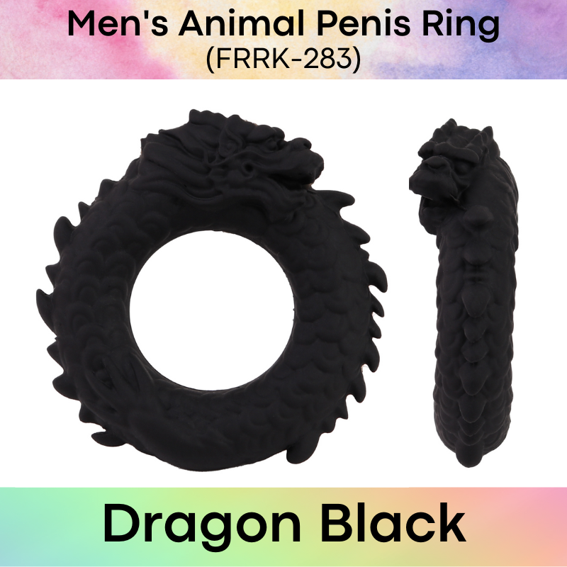 Men's Adult Toy: Liquid Silicone Rubber Animal Series Penis Ring (FRRK282/3/4/5/6/7)