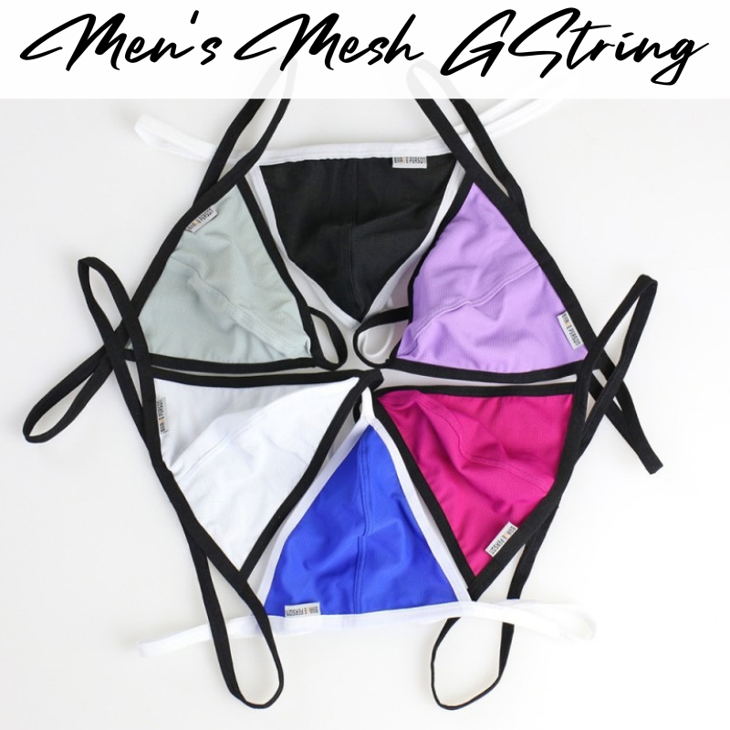 Men's GString : Mesh GString Underwear (Brave Person BP1165)