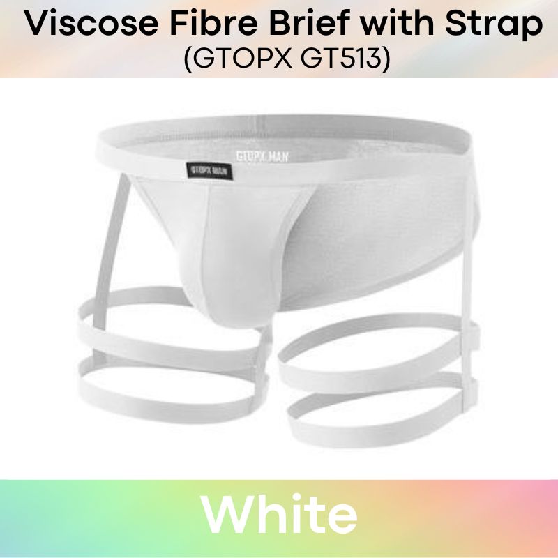 Men's Brief: Viscose Fibre Brief with Double Thigh Strap (GT513)